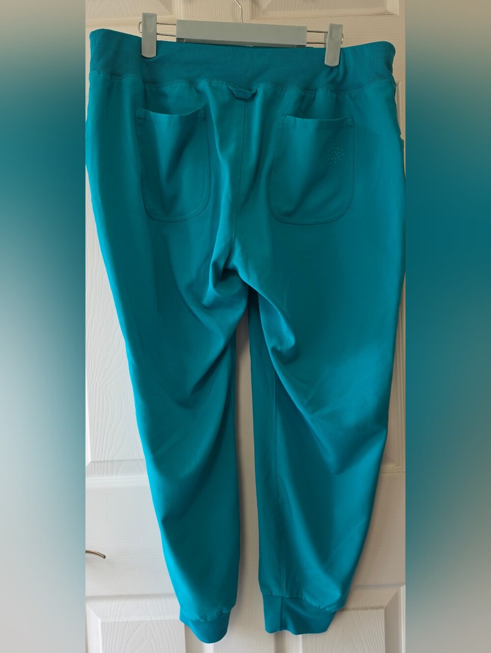 Lot of 4 HeartSoul Women's Jogger Scrub - Teal, Black, Ceil & Royal Blue - Picture 7 of 7